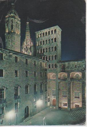 Postal E03529: Plaza del Rey, Barcelona 