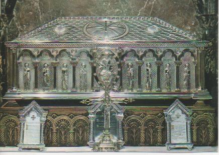 Postal E03576: Arca de Plata con Reliquia del Apóstol-Catederal Santiago de Compostela