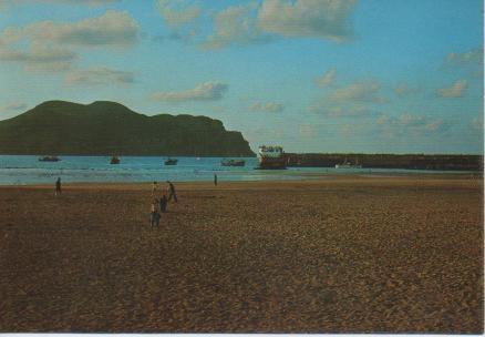 Postal E03565: Atardecer en la Bocana del Puerto, laredo