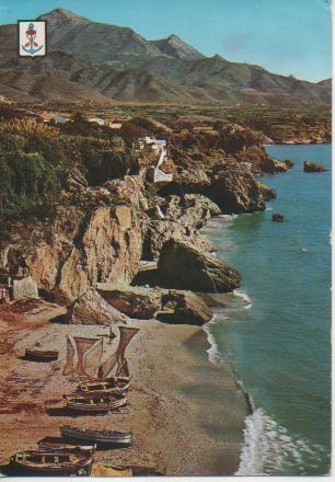 Postal E03551: Playa de Calahonda, Nerja