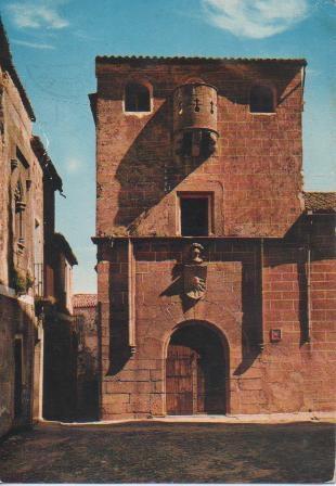 Postal E03554: Fachada Casa del Sol, Caceres
