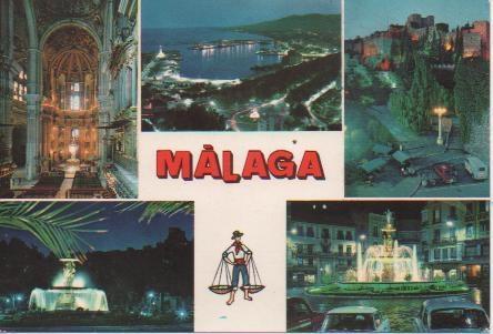 Postal E03556: Imágenes de Málaga