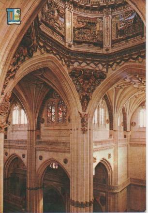 Postal E03370: Catedral Nueva-Cúpula Central, Salamanca