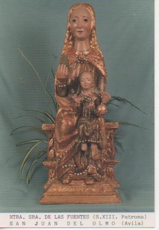 Postal E03185: Ntra. Sra. De las Fuentes (S.XIII. Patrona) San Juan del Olmo, Avila
