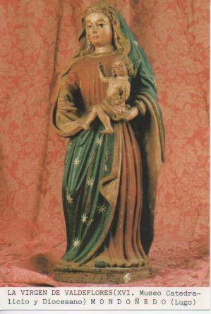 Postal E03179: La Virgen de Valdeflores VI. Museo Catedralicio y Diocesano) Mondoñedo, Lugo