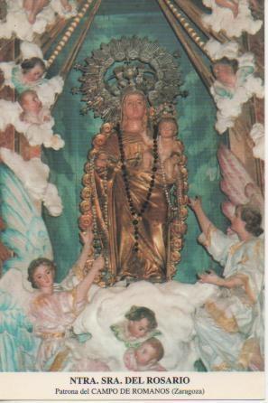 Postal E03175: Ntra. Sra. Del Rosario. Patrona del Campo de Romanos, Zaragoza