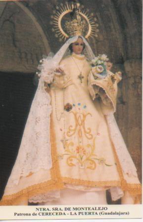 Postal E03193: Ntra. Sra. De Montealejo. Patrona de Cereceda-LaPuerta, Guadalajara