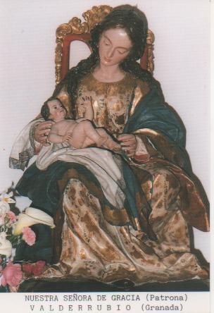 Postal E03211: Nuestra Señora de Gracia (Patrona) Valderrubio, Granada