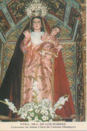 Postal E03201: Ntra.Sra. De los Pobres.Convento de Santa Clara de Llerena, Badajoz