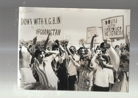 Foto Prensa numero 271: Protesta estudiantes afghanos en la India