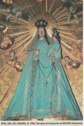Postal E03151: Ntra. Sra. Del Rosario (S.XVIII) Parroquia de la Asunción, Gupuzcoa