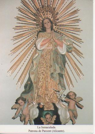 Postal E03126: La Inmaculada patrona de Parcent. Alicante