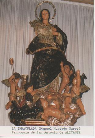 Postal E03127: La Inmaculada (Manuel Hurtado Garre) Parroquia de San Antonio de Alicante