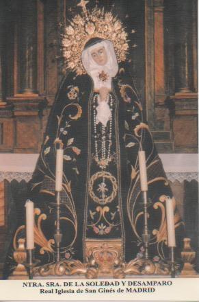 Posta lE03135: Ntra. Sra. De la Soledad y Desamparo real Iglesia de San Ginés de Madrid