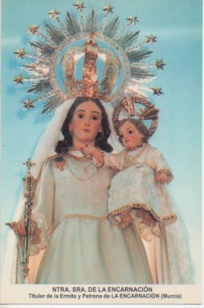 Postal E03307: Ntra. Sra. De la Encarnación. Titular de la Ermita y Patrona de La Encarnación, Murcia