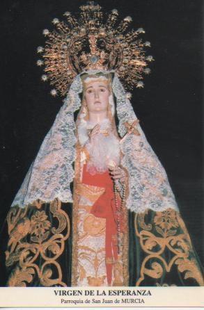 Postal E03334: Virgen de la Esperanza. Parroquia de San Juan de Murcia