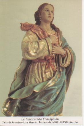 Postal E03313: La Inmaculada Concepción. Talla de Francisco Liza Alarcón. Patrona de Javalí Nuevo, Murcia
