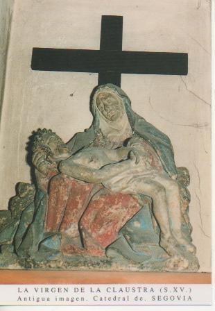 Postal E03356: La Virgen de la Claustra (S. XV.) antigua imagen. Catedral de Segovia