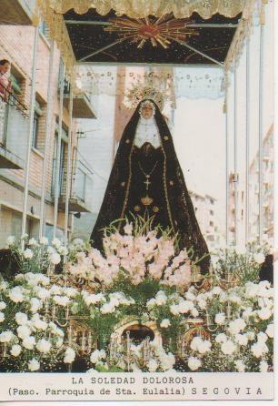 Postal E03360: La Soledad Dolorosa (Paso. Parroquia de Sta. Eulalia) Segovia