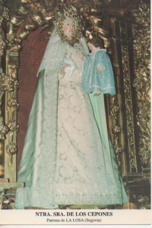 Postal E03352: Ntra.Sra. De los Cepones. Patrona de La Losa, Segovia