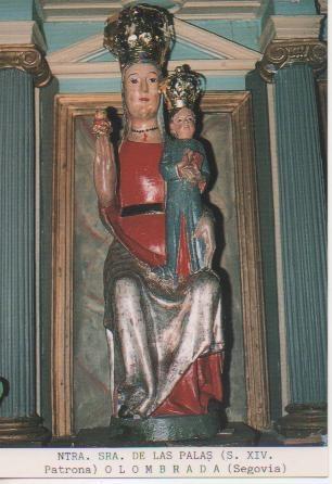 Postal E03351: Ntra. Sra. De las Palas (S. XIV. Patrona) Olombrada, Segovia