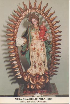 Postal E03255: Ntra.Sra. De los Milagros. Patrona de Cercio, Pontevedra