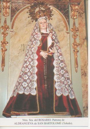 Postal E03262: Ntra.Sra. Del Rosario. Patrona de Aldeanueva de San Bartolomé, Toledo