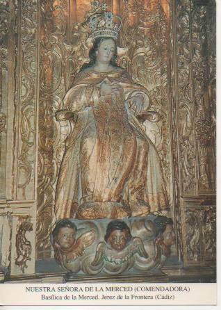 Postal E03246: Nuestra Señora de la Merced (Comendadora). Basílica de la Merced. Jerez de la Frontera, Cadíz