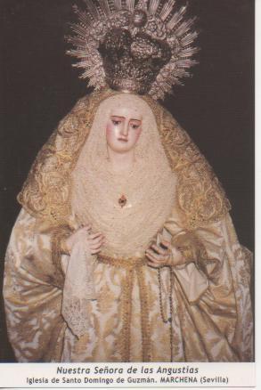 Postal E03239: Nuestra Señora de las Angustias. Iglesia de Santo Domingo de Guzmán. Marchena, Sevilla