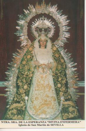 Postal E03242: Ntra. Sra. De la Esperanza "Divina Enfermera" Iglesia de San Martín de Sevilla