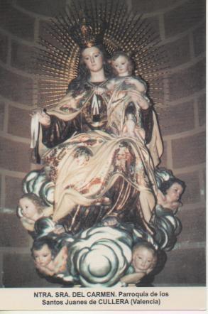 Postal E03288: Ntra.Sra, del Carmen. Parroquia de los Santos Juanes de Cullera, Valencia