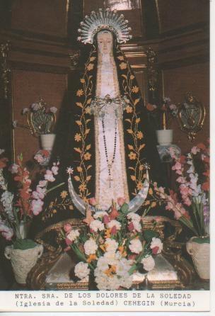 Postal E03292: Ntra.Sra. De los dolores de la Soledad (Iglesia de la Soledad) Cehegin, Murcia