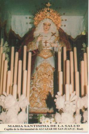 Postal E03283: María Santísima de la Salud. Capilla de laHermandad de Alcázar de San Juan, C. Real