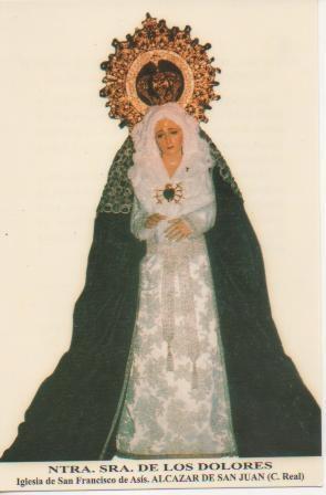 Postal E03278: Ntra.Sra. De los Dolores. Iglesia de San Francisco de Asís. Alcazar de San Juan, C. Real