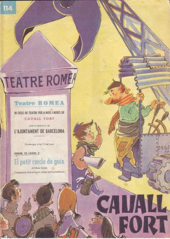 Cavall Fort numero 114 (numerado 3 en trasera)