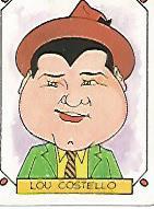 CROMO CARICATURAS 22 numero 010: LOU COSTELLO