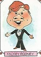 CROMO CARICATURAS 22 numero 011: MICKEY ROONEY