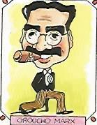 CROMO CARICATURAS 22 numero 007: GROUCHO MARX