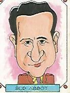 CROMO CARICATURAS 22 numero 009: BUD ABBOT