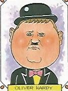 CROMO CARICATURAS 22 numero 004: OLIVER HARDY