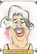 CROMO CARICATURAS 22 numero 025: MARI SAMPERE