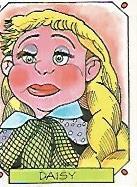 CROMO CARICATURAS 22 numero 027: DAISY