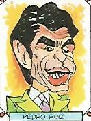 CROMO CARICATURAS 22 numero 033: PEDRO RUIZ