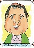 CROMO CARICATURAS 22 numero 038: FERNANDO ESTESO