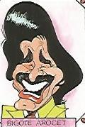 CROMO CARICATURAS 22 numero 032: BIGOTE ARROCET