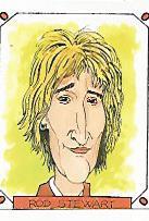 CROMO CARICATURAS 22 numero 058: ROD STEWARD