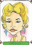 CROMO CARICATURAS 22 numero 059:  MADONNA