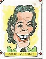 CROMO CARICATURAS 22 numero 060: JULIO IGLESIAS