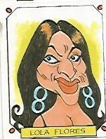CROMO CARICATURAS 22 numero 076: LOLA FLORES