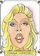 CROMO CARICATURAS 22 numero 077: MARIA JIMENEZ